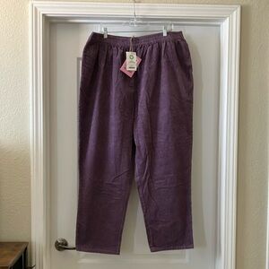 NWT Lucy & Yak Billie Trousers, Ash Purple XL